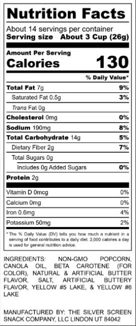 Boomerang Traditional Popcorn Variety Pack 12.5oz (2 pack)
