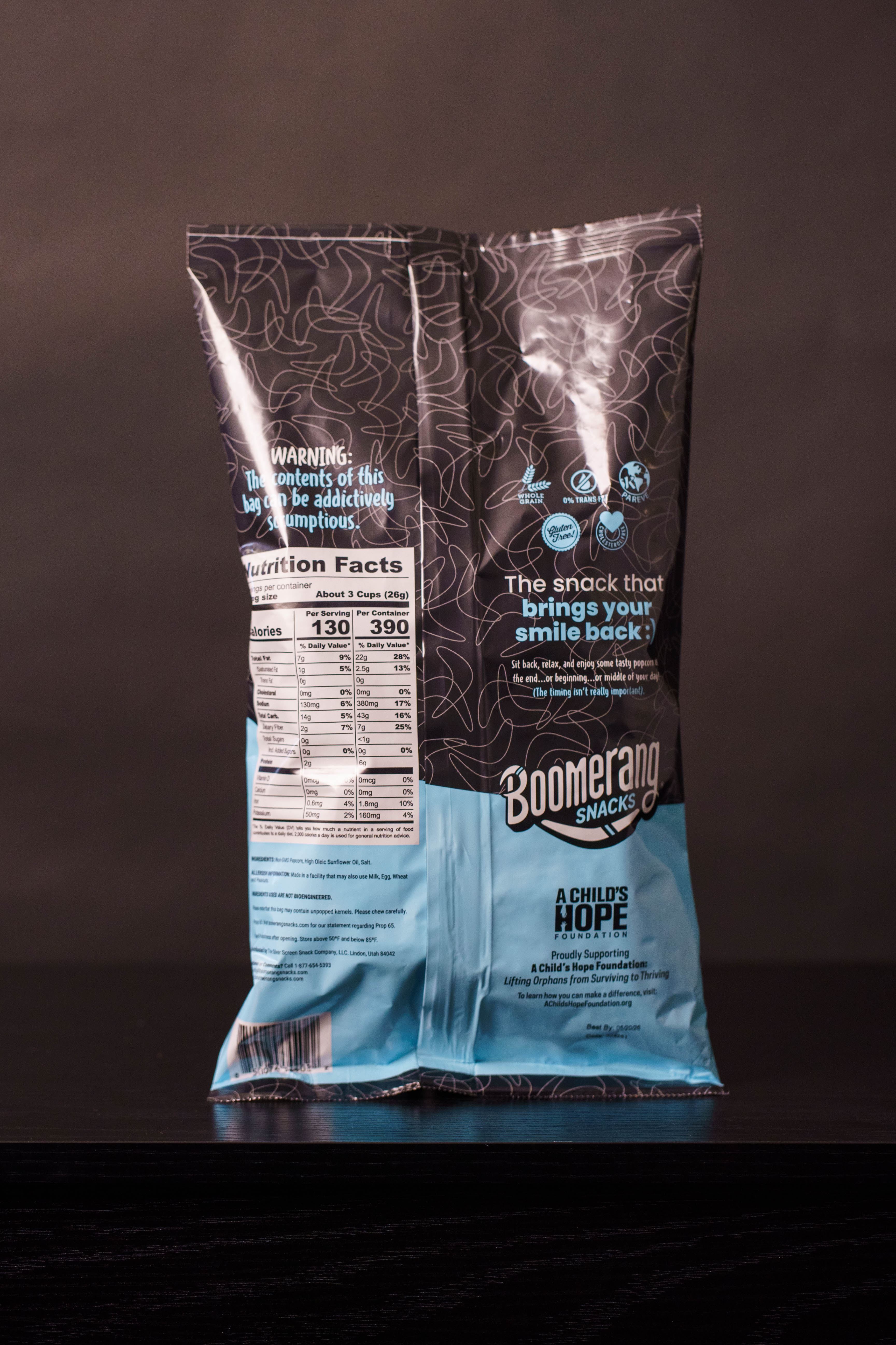 Boomerang Traditional Popcorn Variety Pack 2.75oz (8 pack)