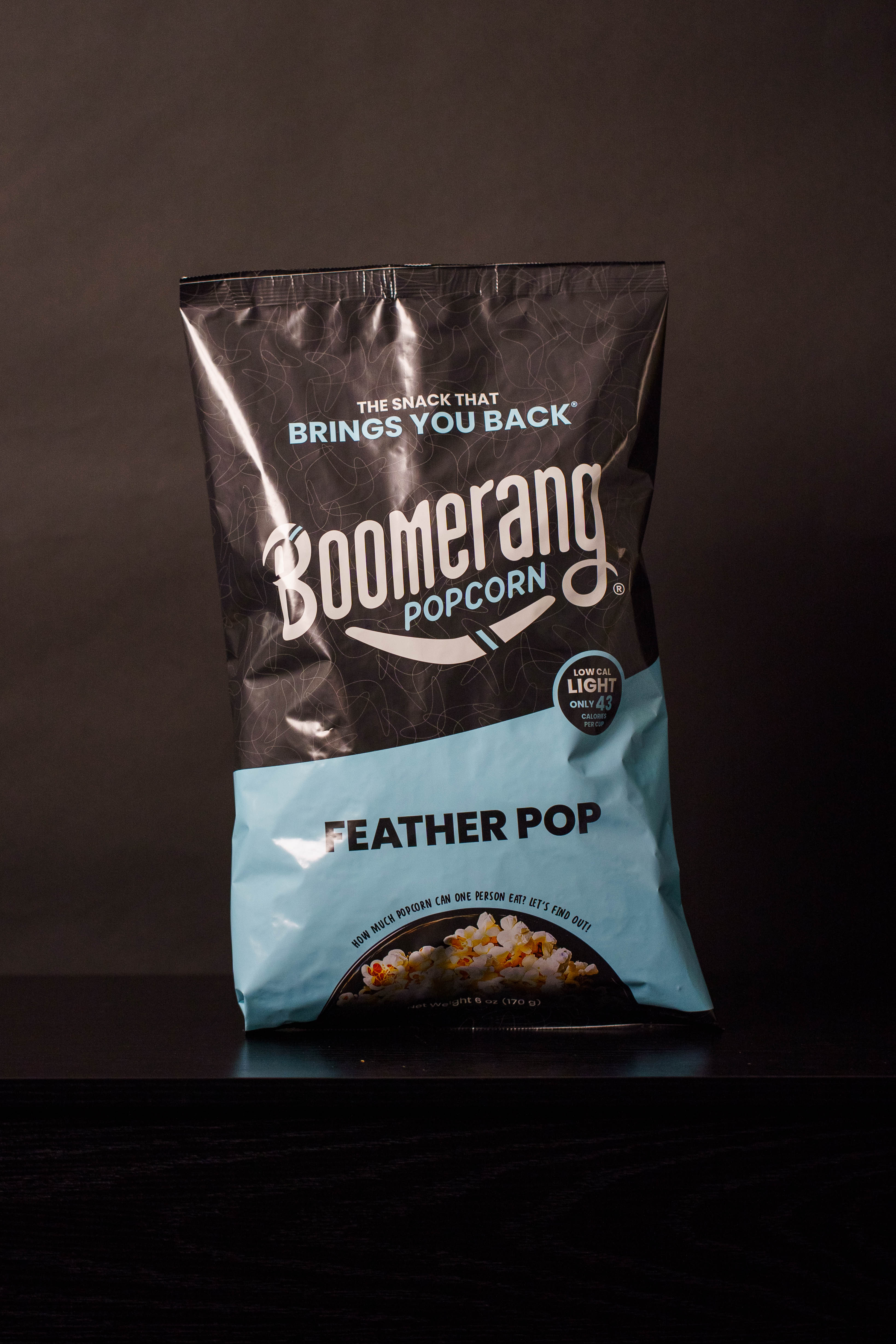 Boomerang Feather Pop Popcorn 6oz (4 pack)