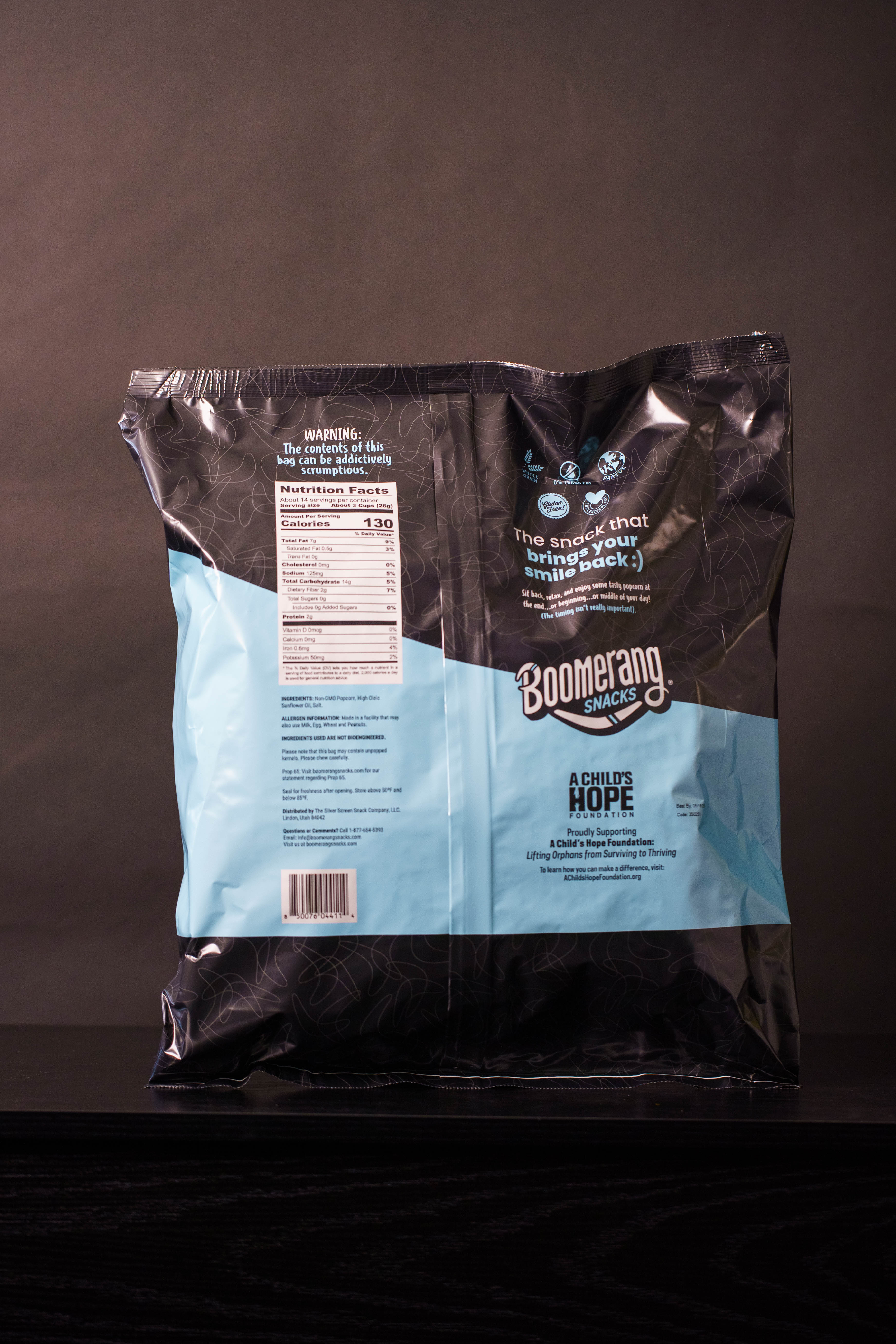 Boomerang Traditional Popcorn Variety Pack 12.5oz (2 pack)