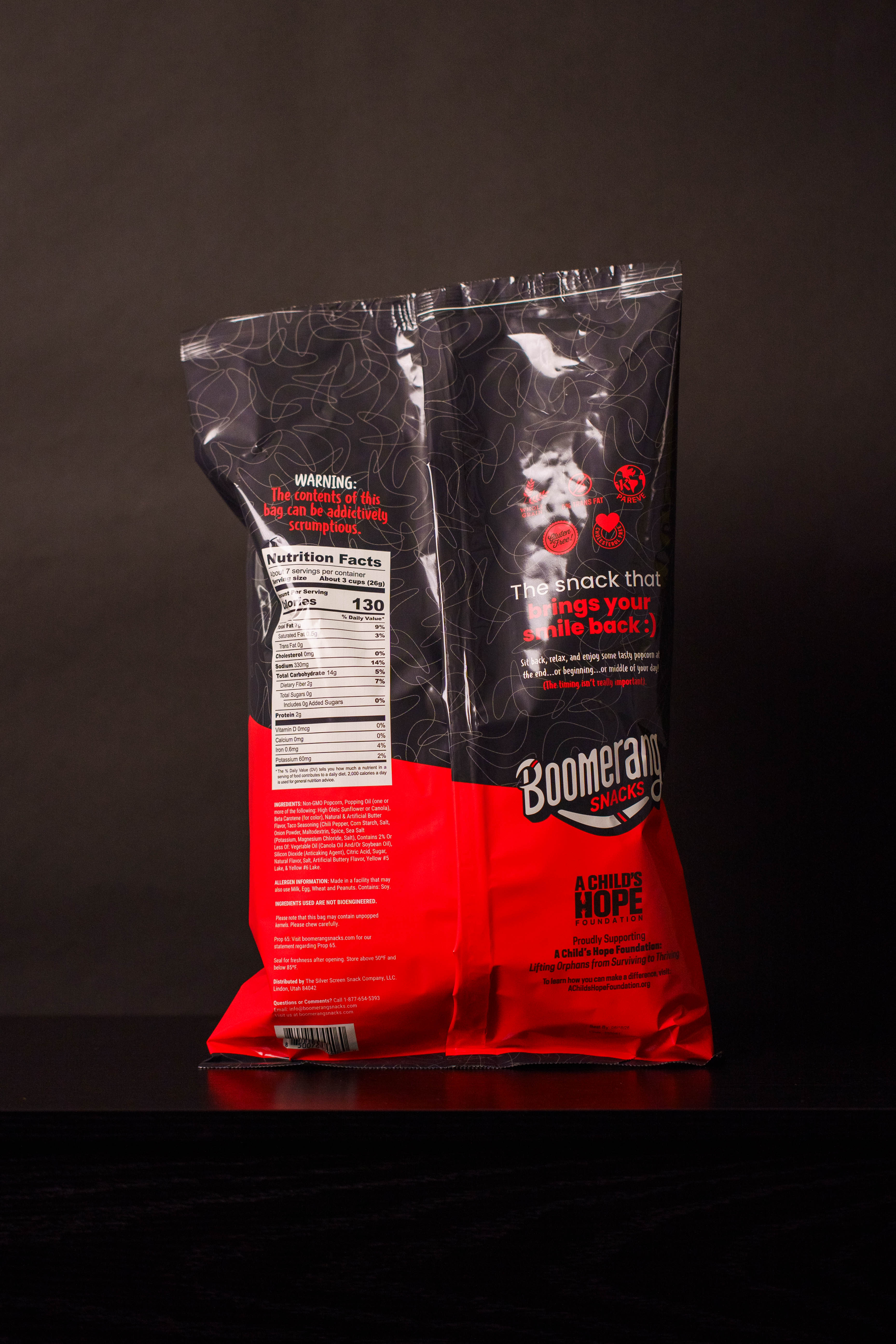 Boomerang Savory Popcorn Variety Pack 6oz (4 pack)