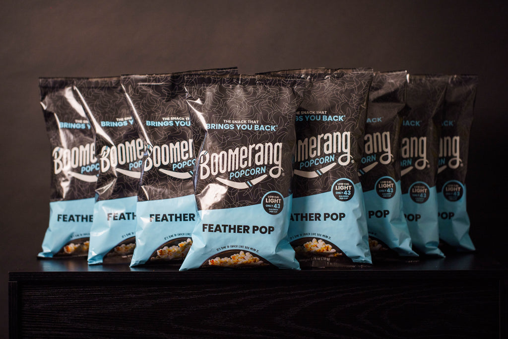 Boomerang Feather Pop Popcorn 2.75oz (8 pack)