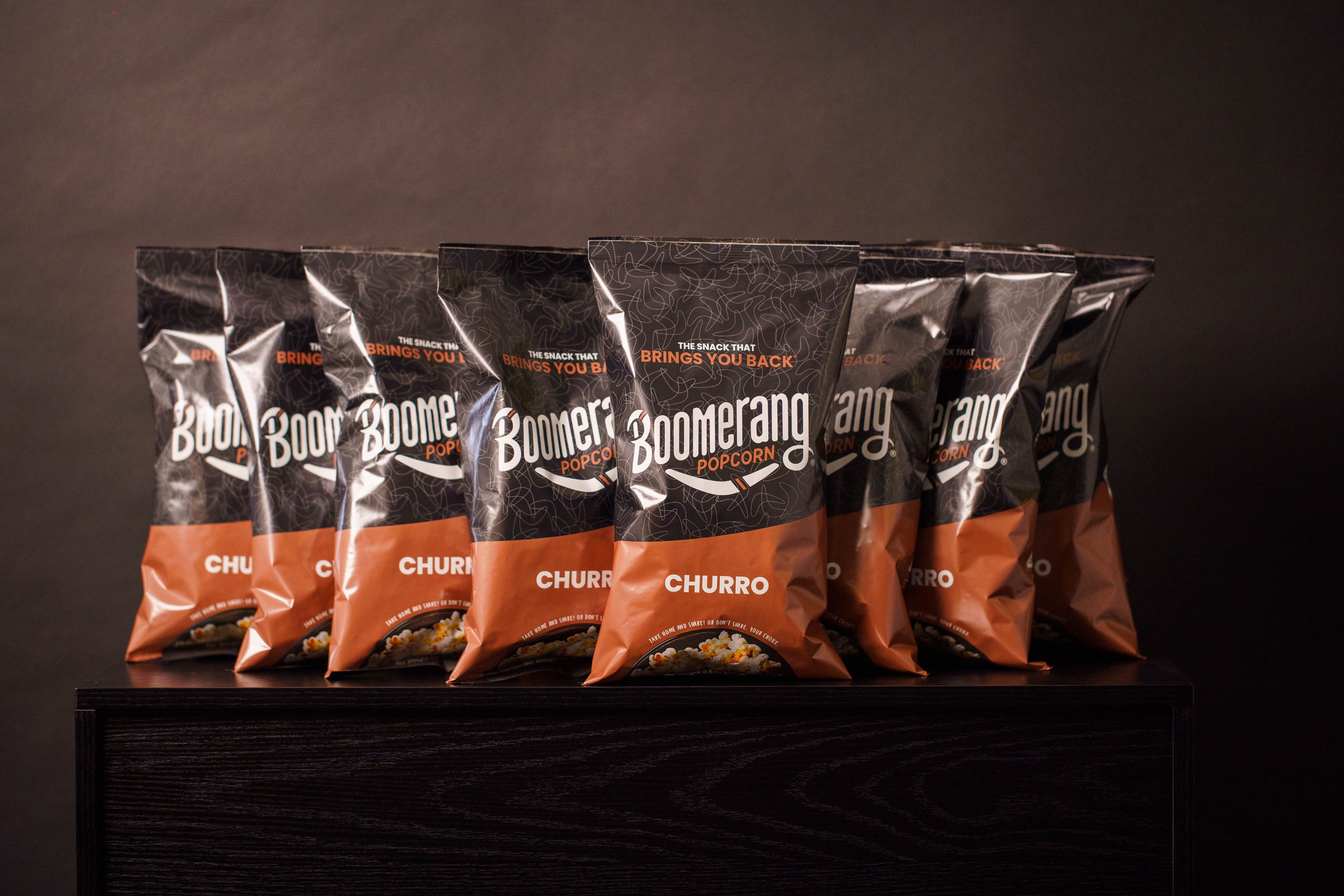 Boomerang Churro Popcorn 5.5oz (8 pack)