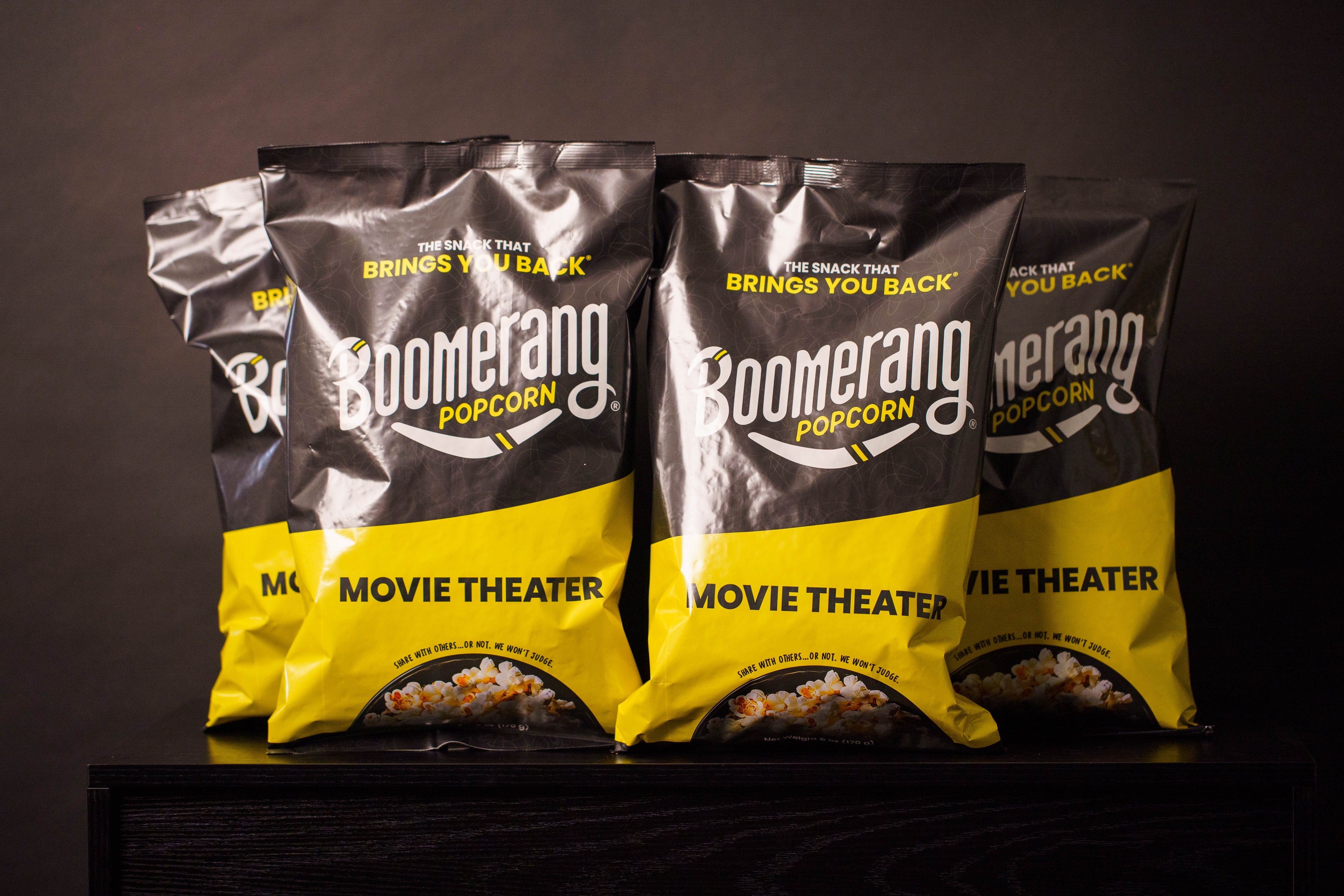 Boomerang Movie Theater Popcorn 6oz (4 pack)