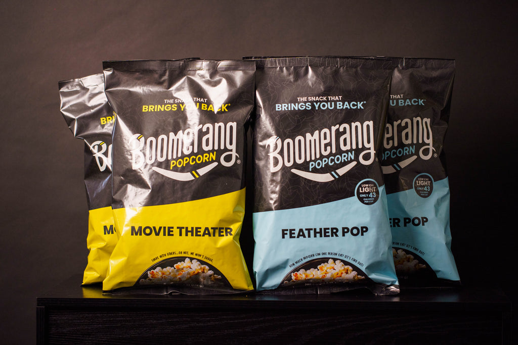 Boomerang Traditional Popcorn Variety Pack 6oz (4 pack)