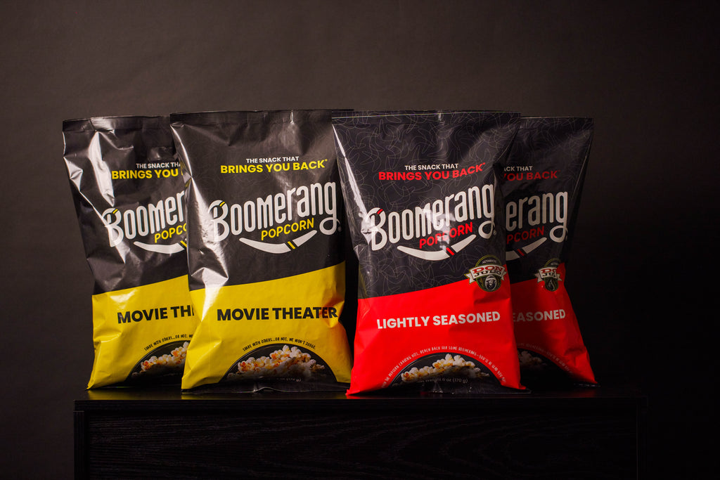 Boomerang Savory Popcorn Variety Pack 6oz (4 pack)