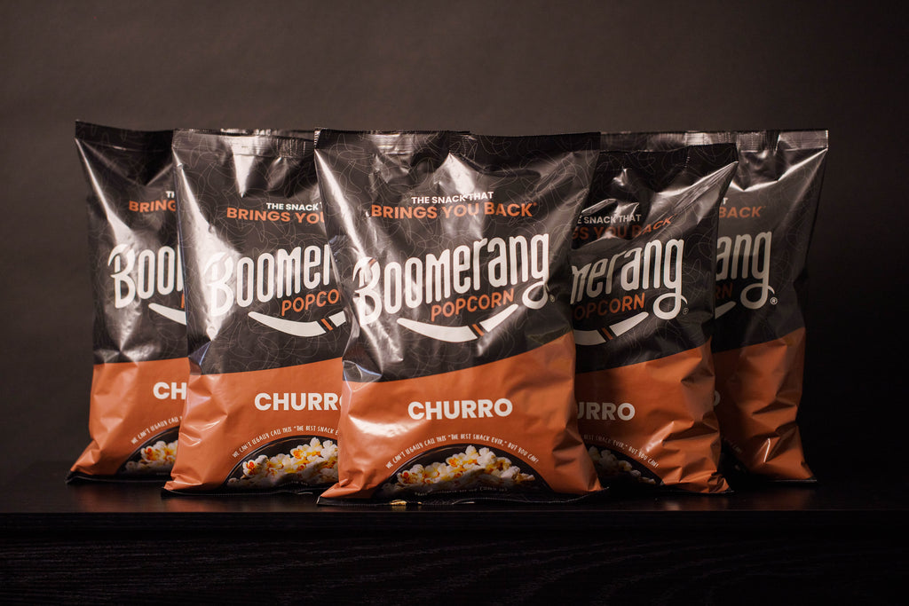 Boomerang Churro Popcorn 10oz (5 pack)
