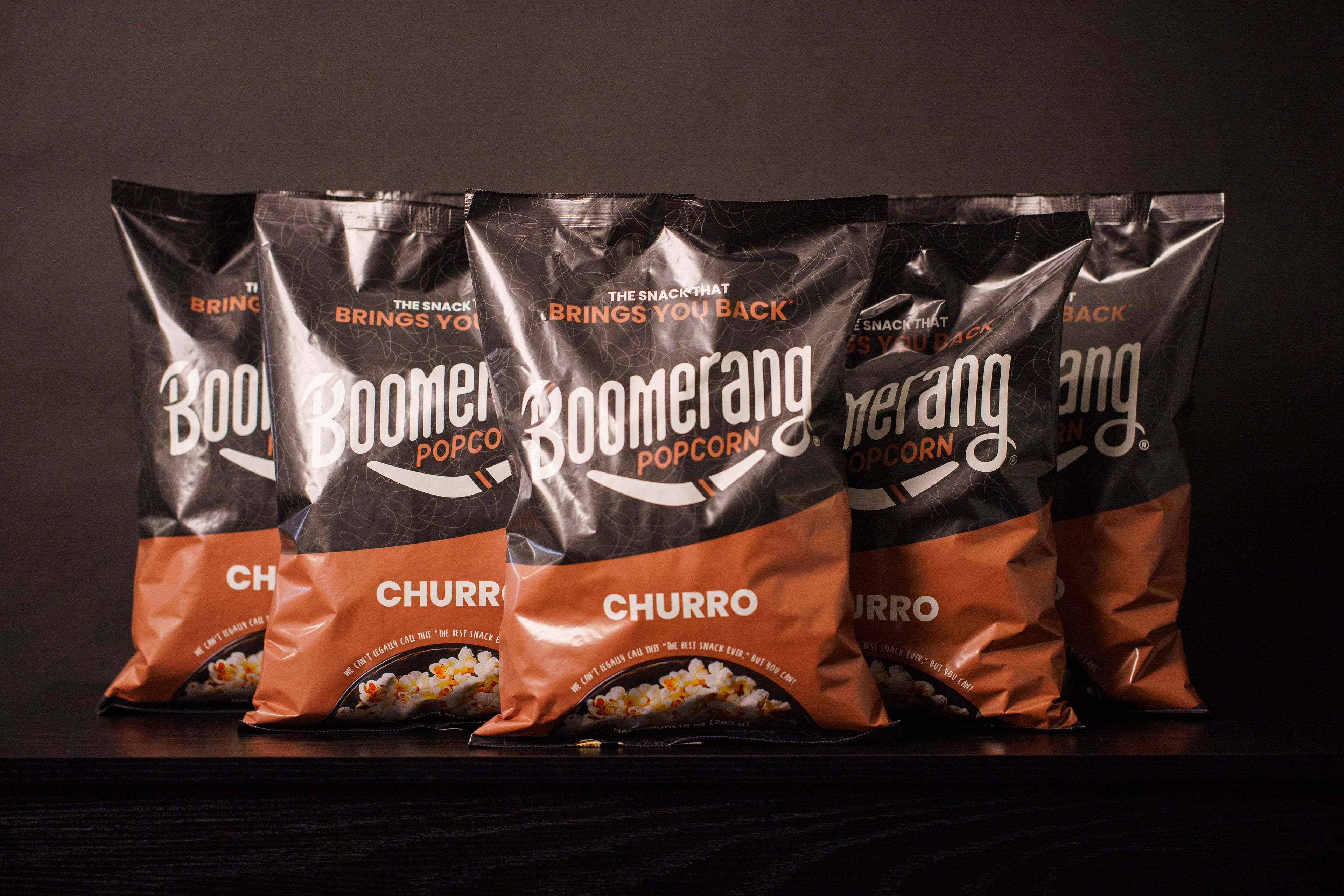 Boomerang Churro Popcorn 10oz (5 pack)
