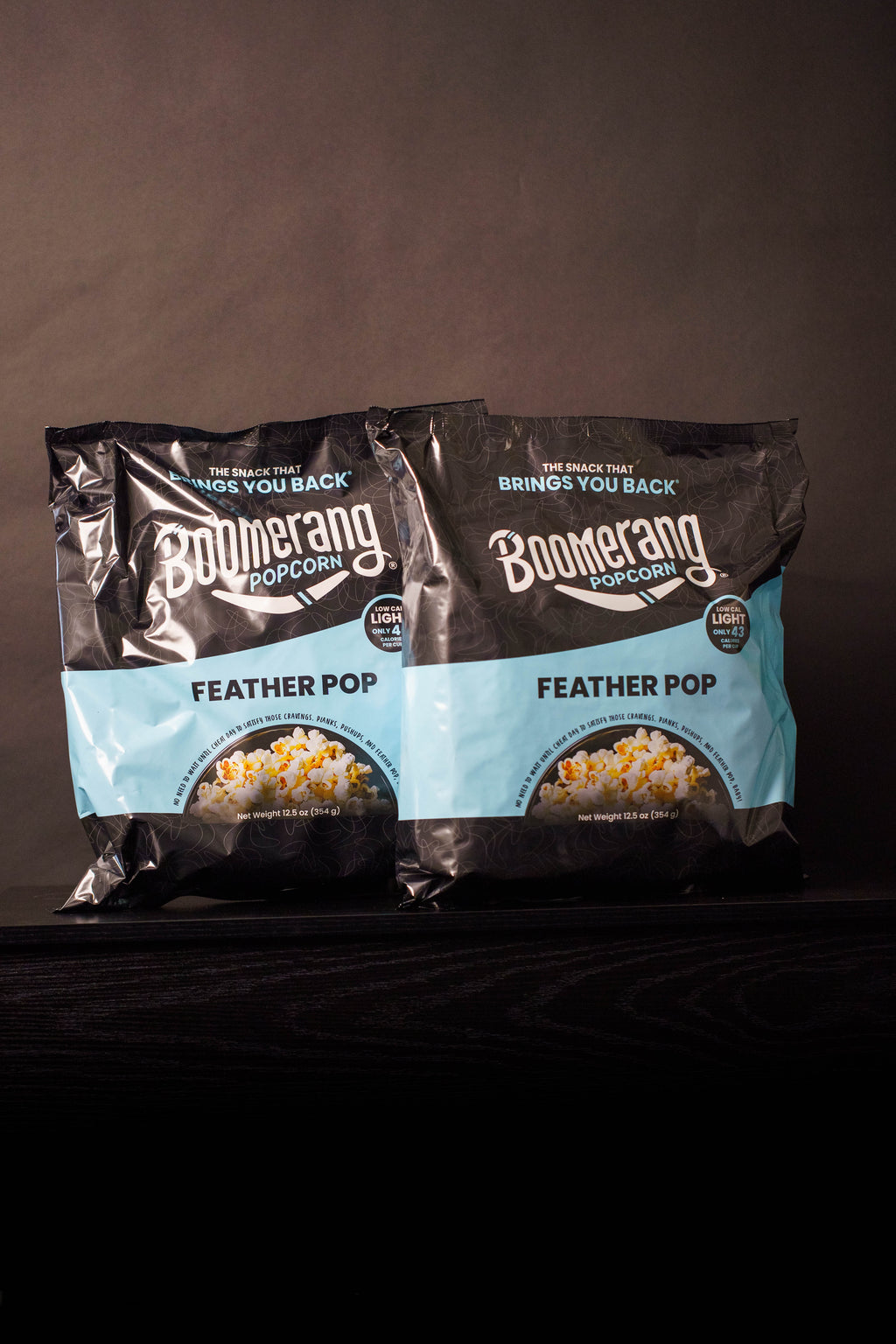 Boomerang Feather Pop Popcorn 12.5oz (2 pack)